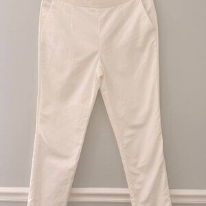 Anne Klein Women’s White Dress Pants Size 6 Tailored Slim Fit Trousers